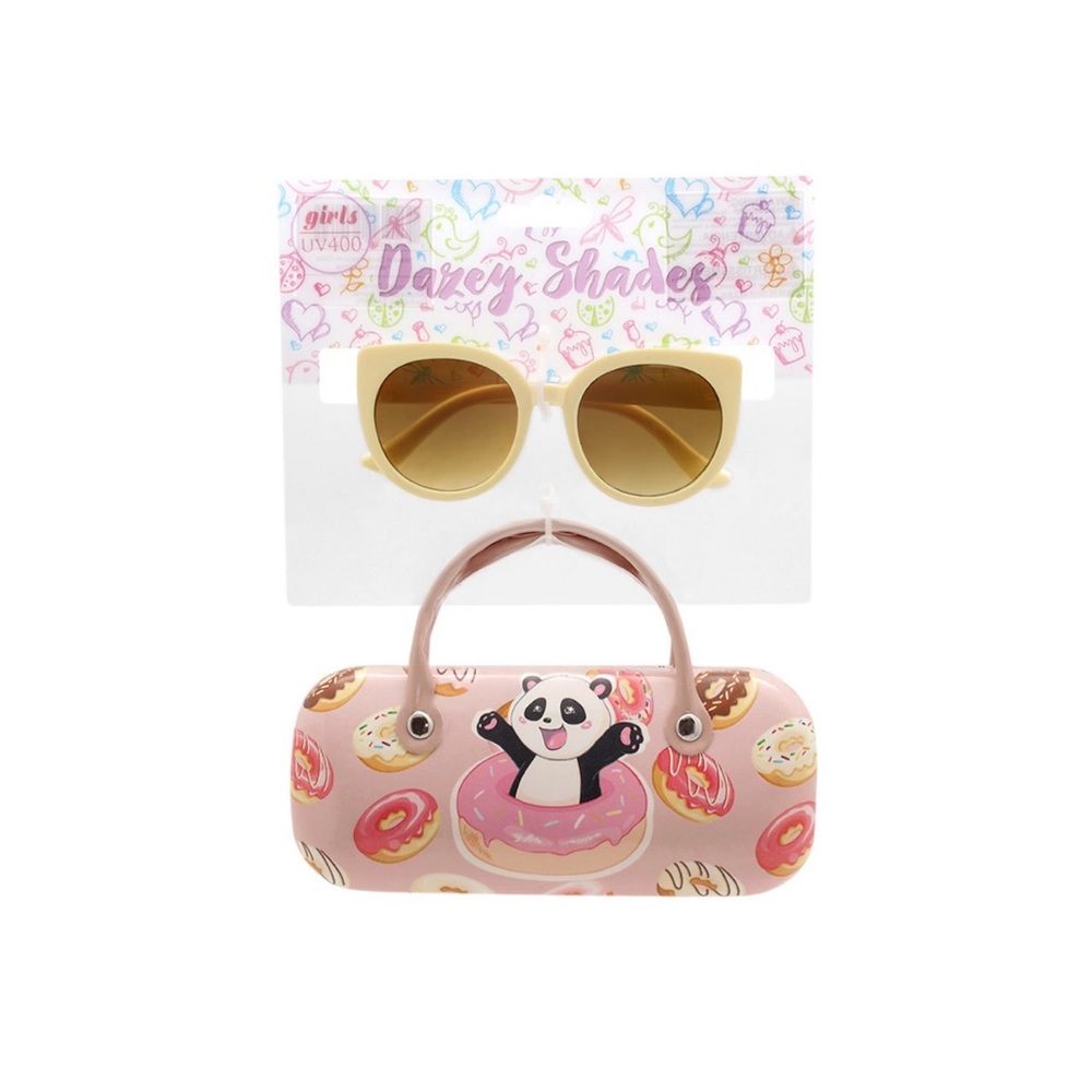 Girls Dazey Shades Sunglasses with Panda Case - Picture 1 of 6